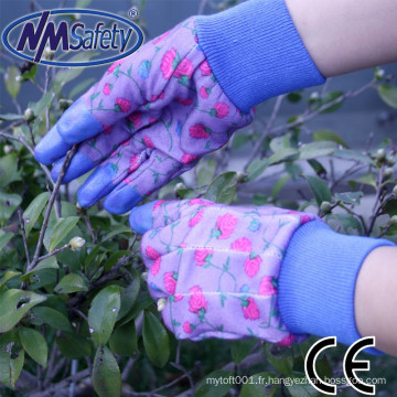 NMSAFETY doigt enduit gants de travail de protection des mains de jardin